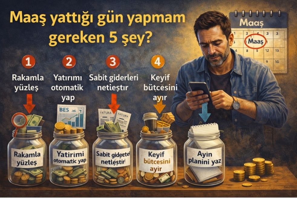 Maaş Yattığı Gün Yapmam Gereken 5 Şey